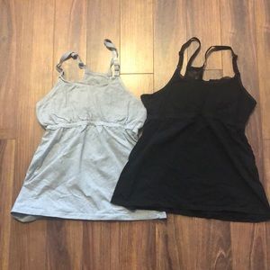Two nursing tank tops